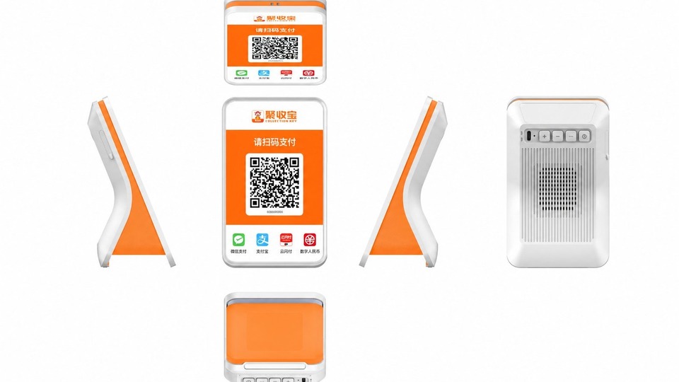 聚收宝收款云音箱,语音播报到账金额